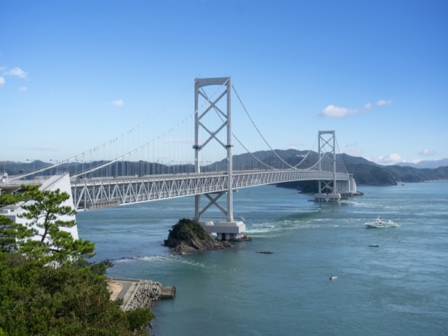 徳島県の風景：大鳴門橋